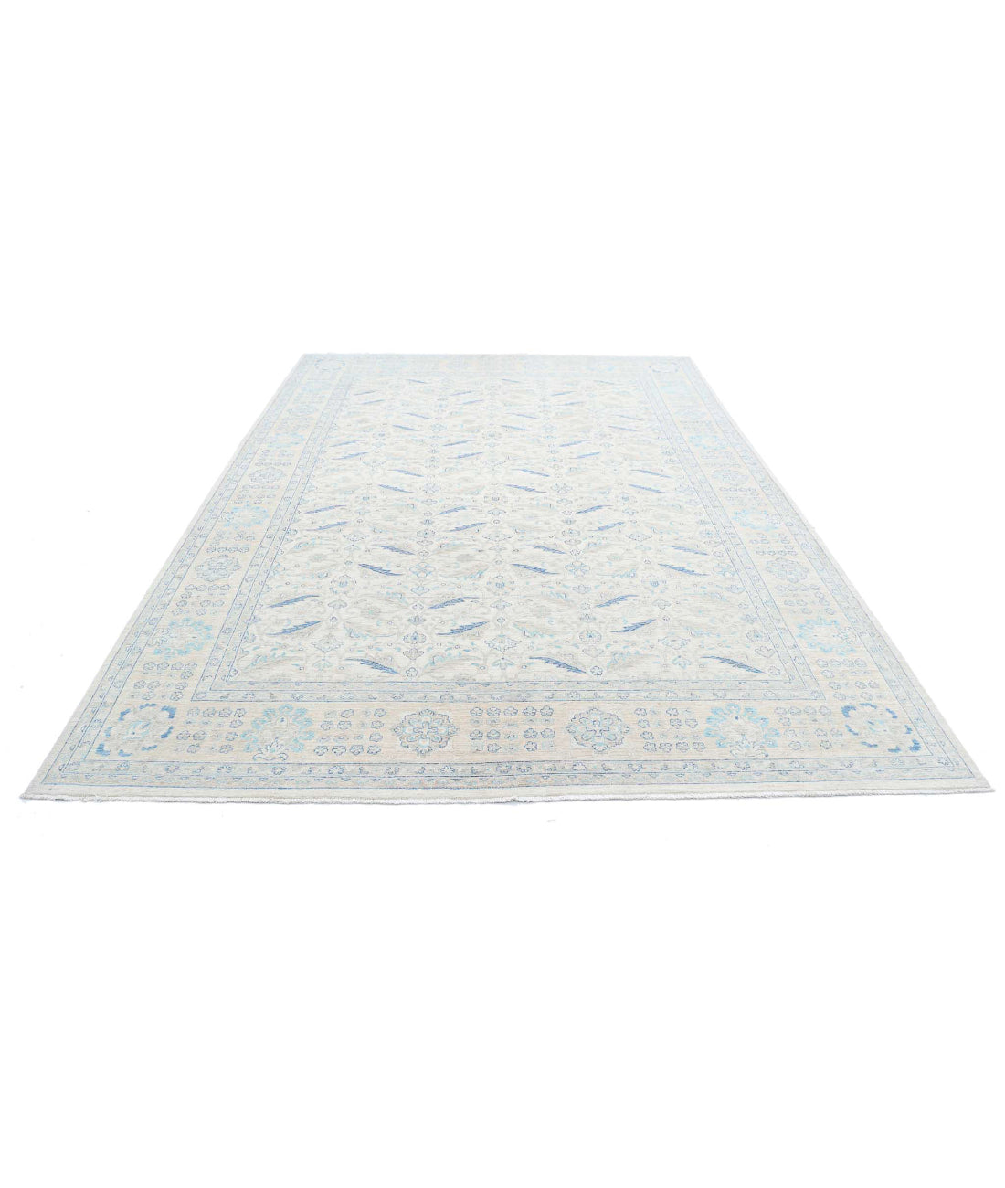 Serenity 8'2'' X 11'9'' Hand-Knotted Wool Rug 8'2'' x 11'9'' (245 X 353) / Ivory / Beige