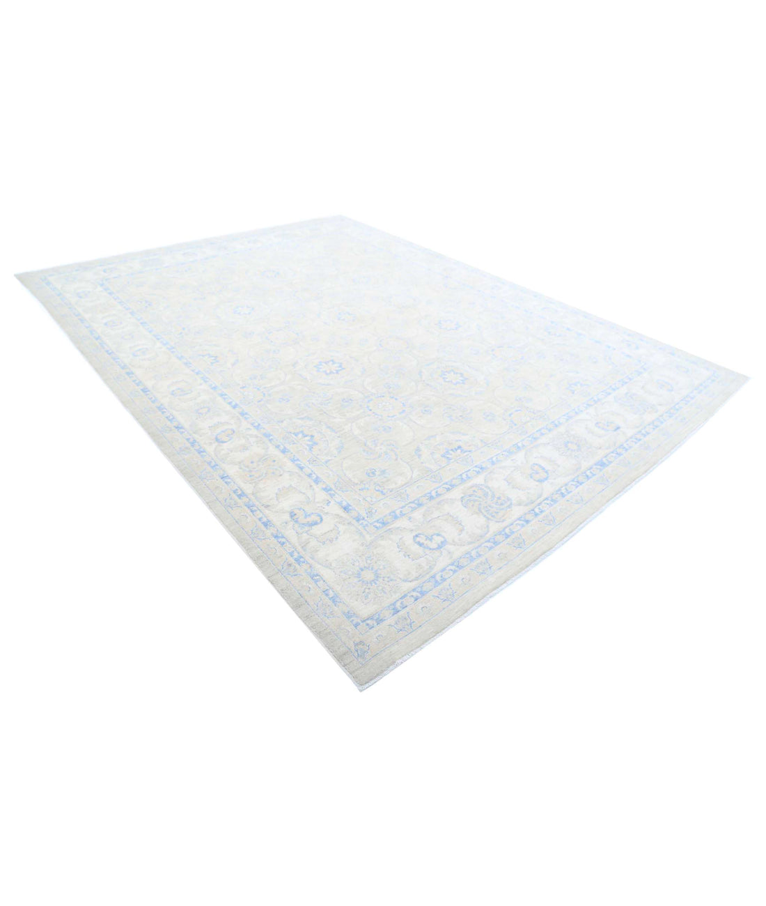 Serenity 9'0'' X 12'1'' Hand-Knotted Wool Rug 9'0'' x 12'1'' (270 X 363) / Ivory / Ivory