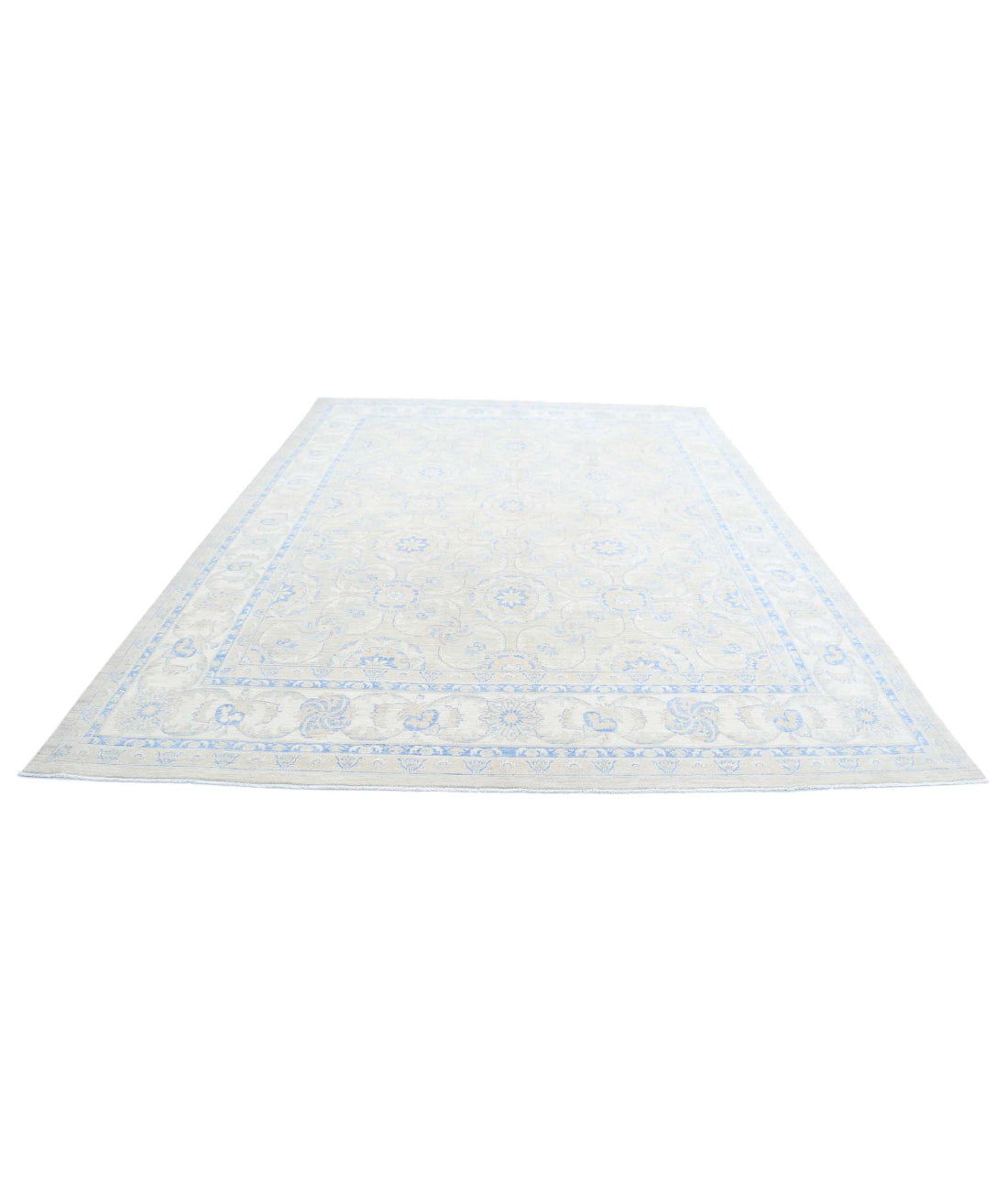 Serenity 9'0'' X 12'1'' Hand-Knotted Wool Rug 9'0'' x 12'1'' (270 X 363) / Ivory / Ivory