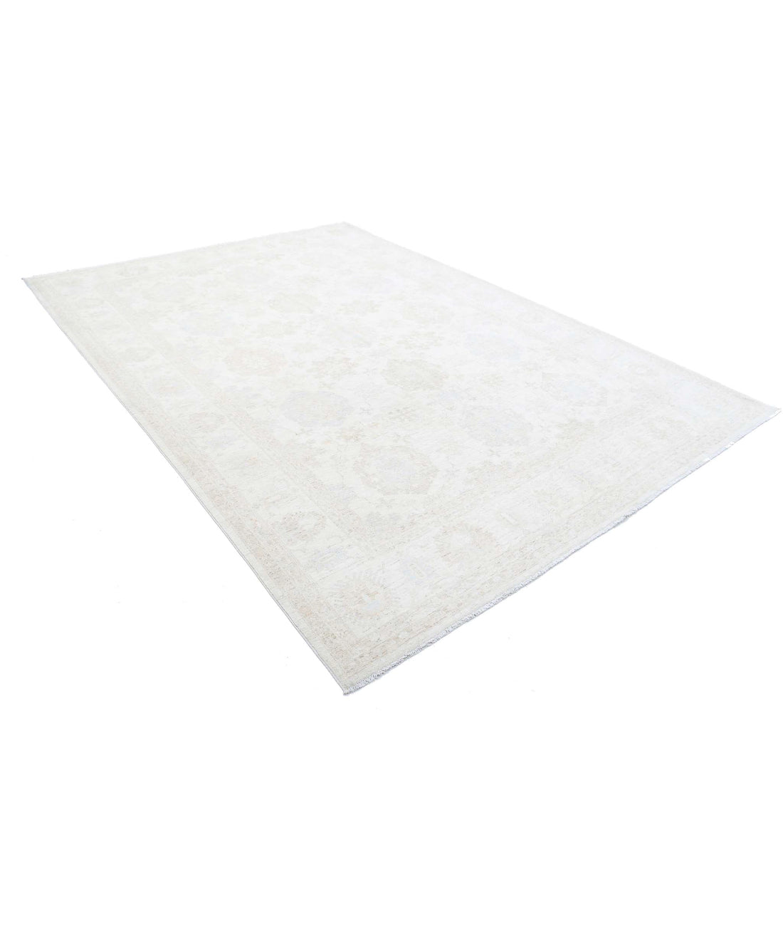 Serenity 7'11'' X 11'2'' Hand-Knotted Wool Rug 7'11'' x 11'2'' (238 X 335) / Ivory / Taupe