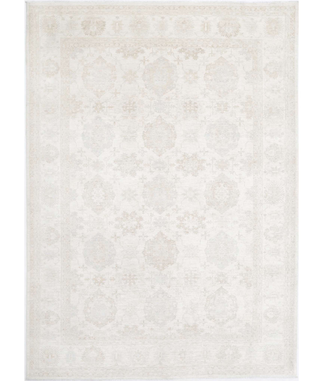 Serenity 7'11'' X 11'2'' Hand-Knotted Wool Rug 7'11'' x 11'2'' (238 X 335) / Ivory / Taupe