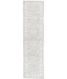 Serenity 2'5'' X 10'3'' Hand-Knotted Wool Rug 2'5'' x 10'3'' (73 X 308) / Blue / Ivory