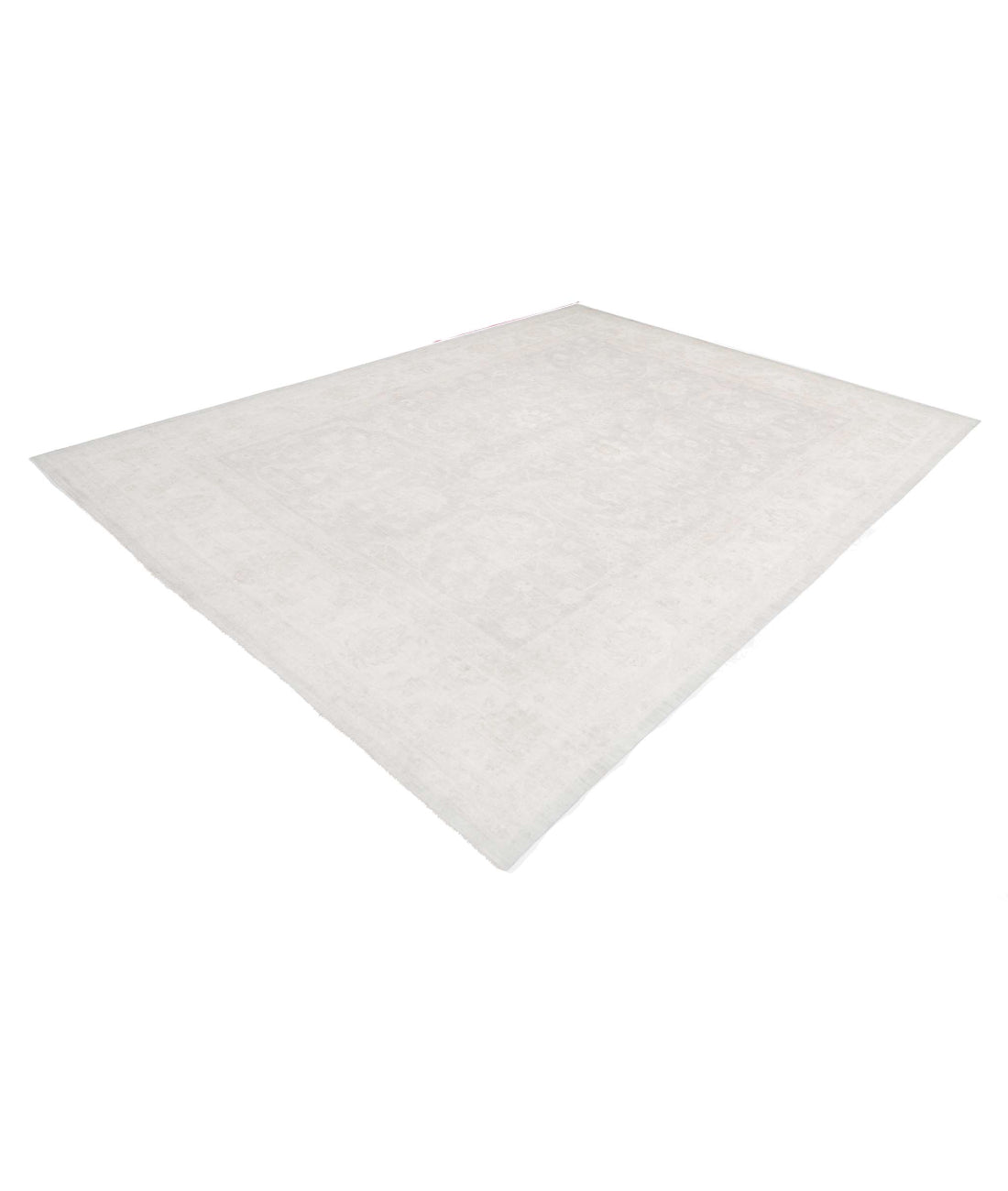 Serenity 12'1'' X 14'2'' Hand-Knotted Wool Rug 12'1'' x 14'2'' (363 X 425) / Grey / Ivory