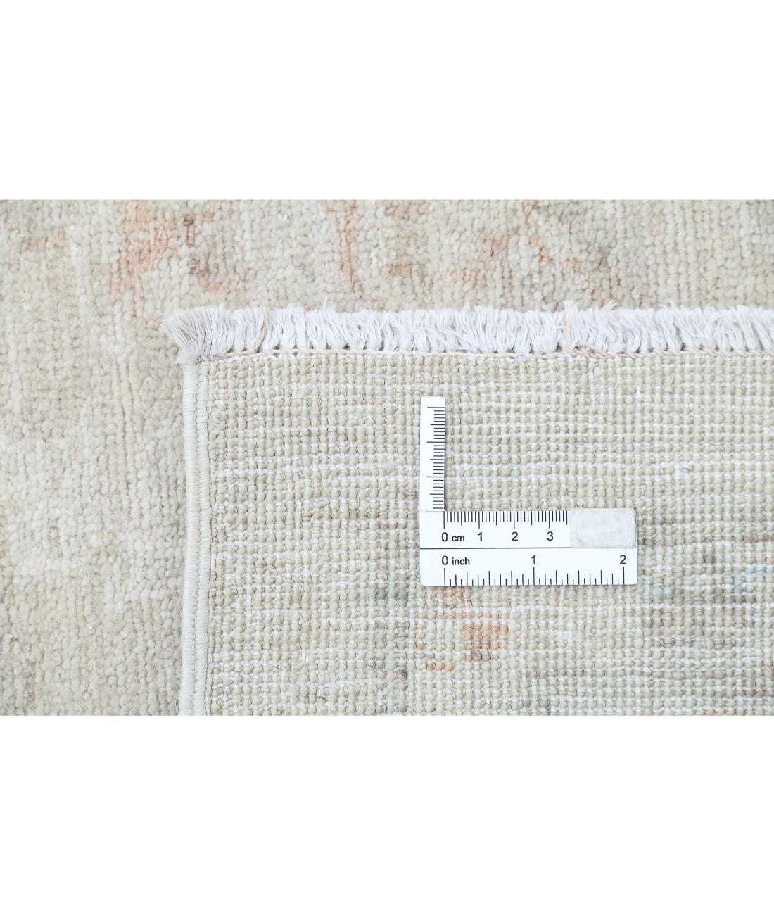 Serenity 12'1'' X 14'2'' Hand-Knotted Wool Rug 12'1'' x 14'2'' (363 X 425) / Grey / Ivory