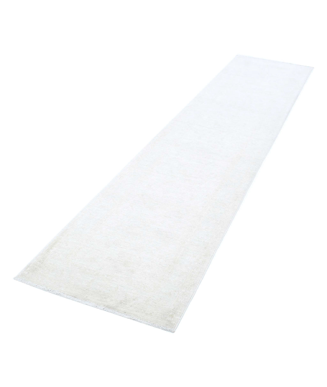Serenity 2'5'' X 10'0'' Hand-Knotted Wool Rug 2'5'' x 10'0'' (73 X 300) / Ivory / Ivory