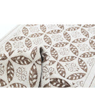 Serenity 3'9'' X 16'2'' Hand-Knotted Wool Rug 3'9'' x 16'2'' (113 X 485) / Ivory / Brown