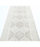 Serenity 3'2'' X 10'0'' Hand-Knotted Wool Rug 3'2'' x 10'0'' (95 X 300) / Brown / Silver