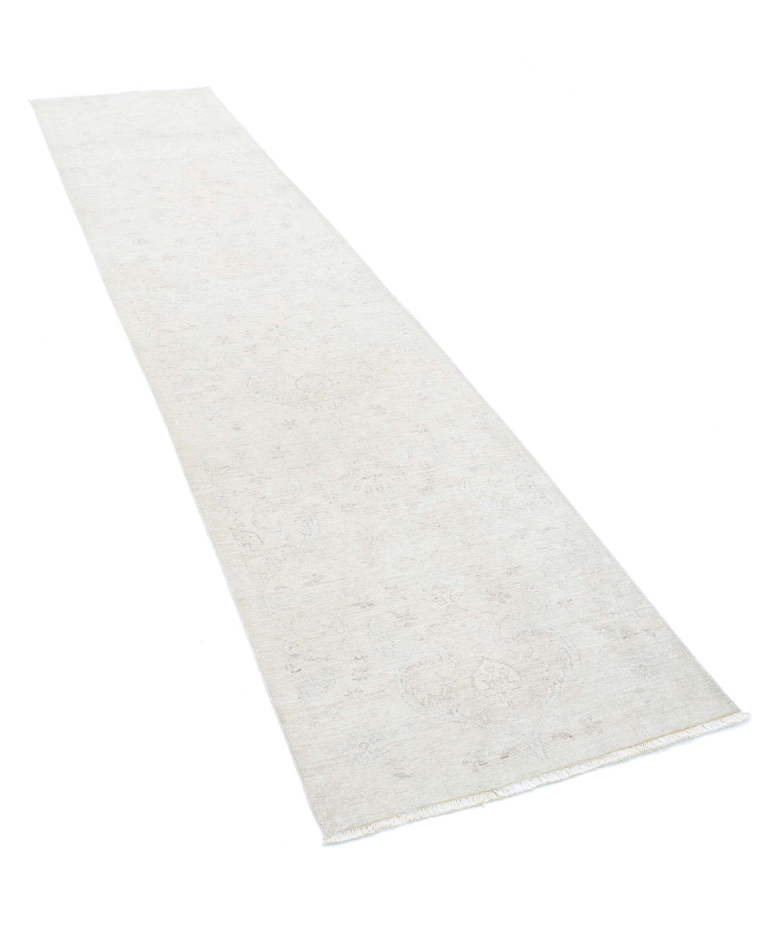 Serenity 2'8'' X 11'11'' Hand-Knotted Wool Rug 2'8'' x 11'11'' (80 X 358) / Ivory / Ivory