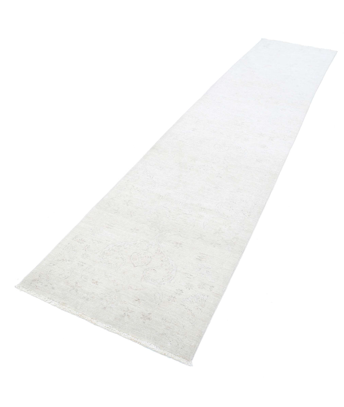 Serenity 2'8'' X 11'11'' Hand-Knotted Wool Rug 2'8'' x 11'11'' (80 X 358) / Ivory / Ivory