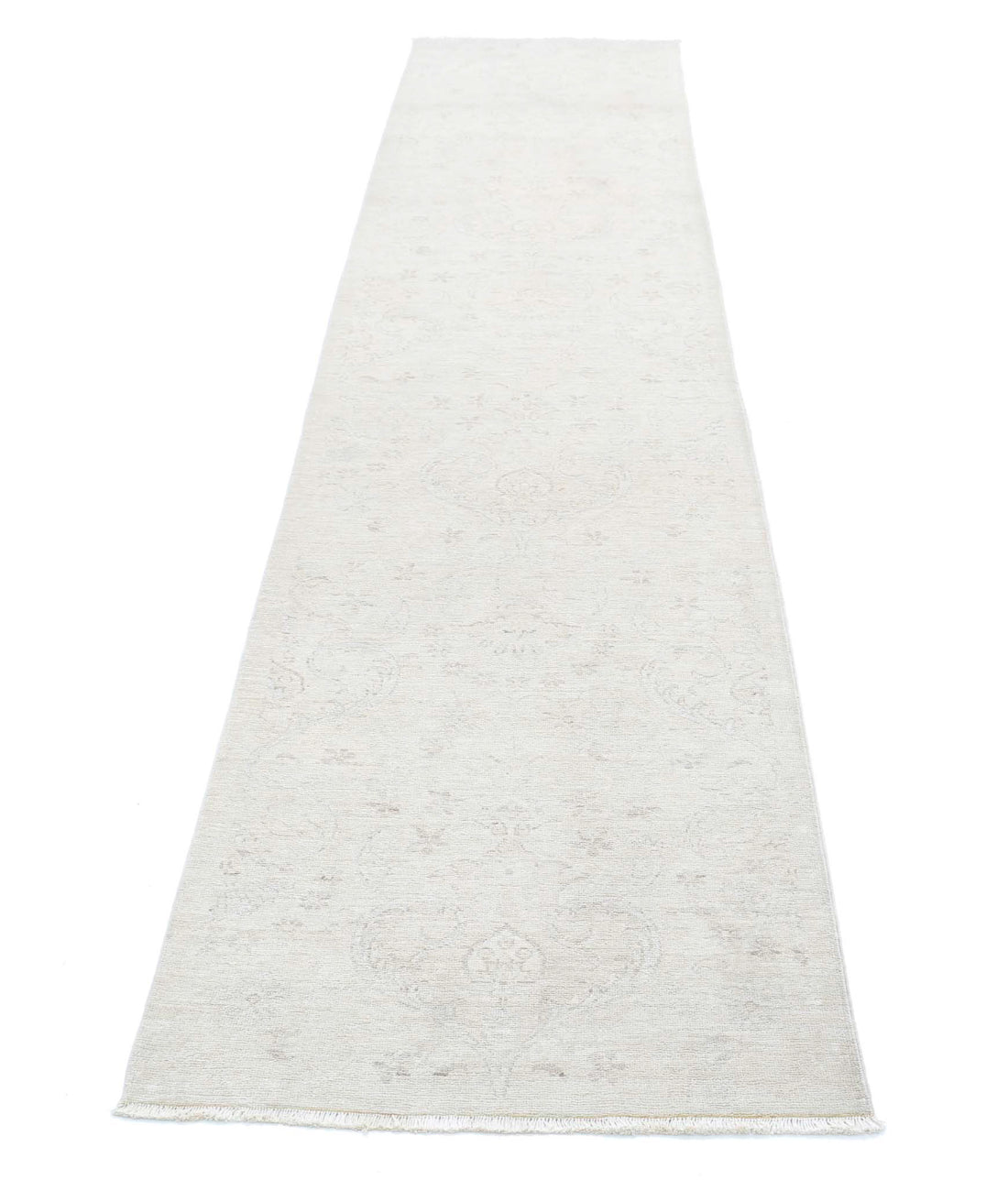 Serenity 2'8'' X 11'11'' Hand-Knotted Wool Rug 2'8'' x 11'11'' (80 X 358) / Ivory / Ivory