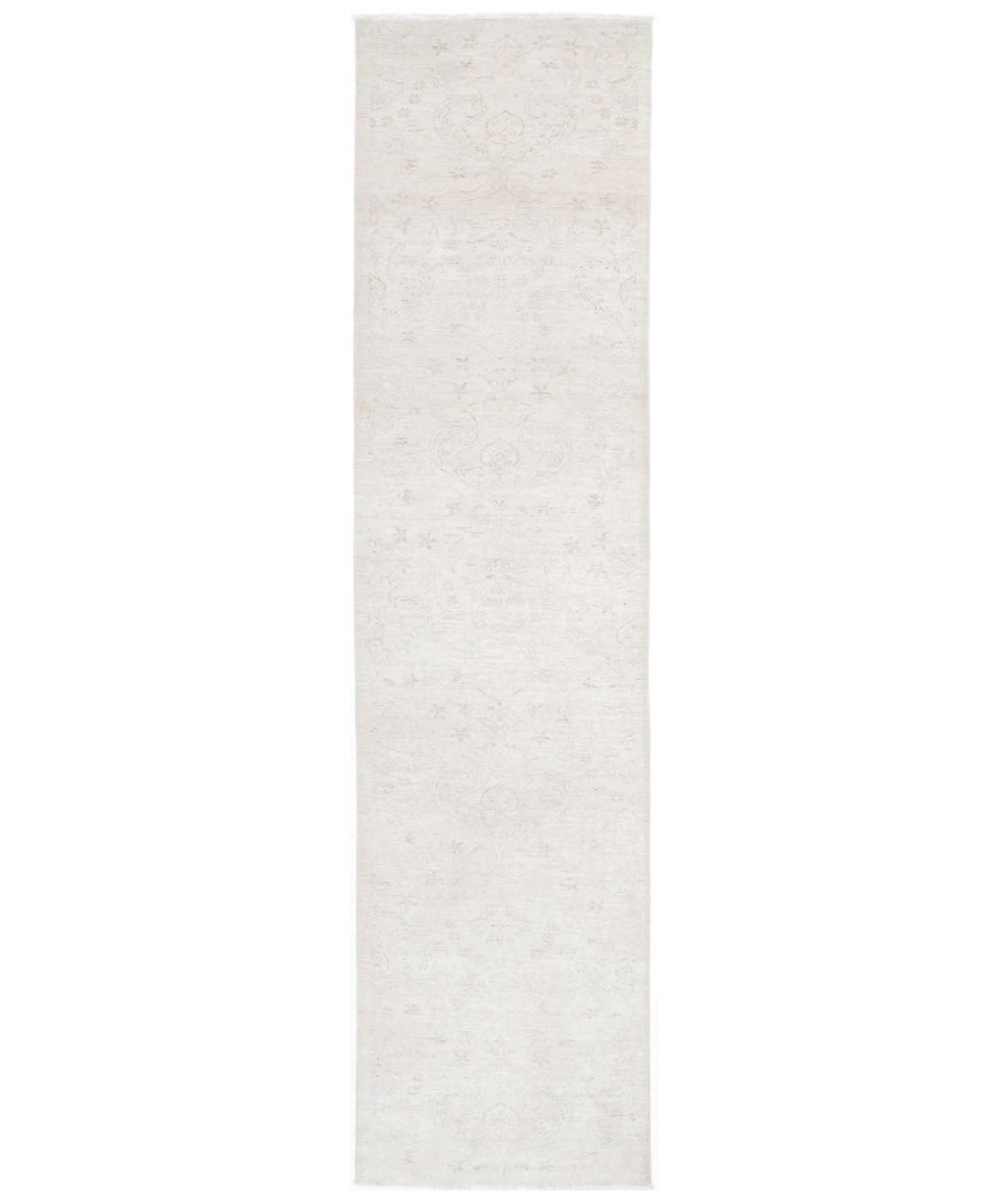 Serenity 2'8'' X 11'11'' Hand-Knotted Wool Rug 2'8'' x 11'11'' (80 X 358) / Ivory / Ivory