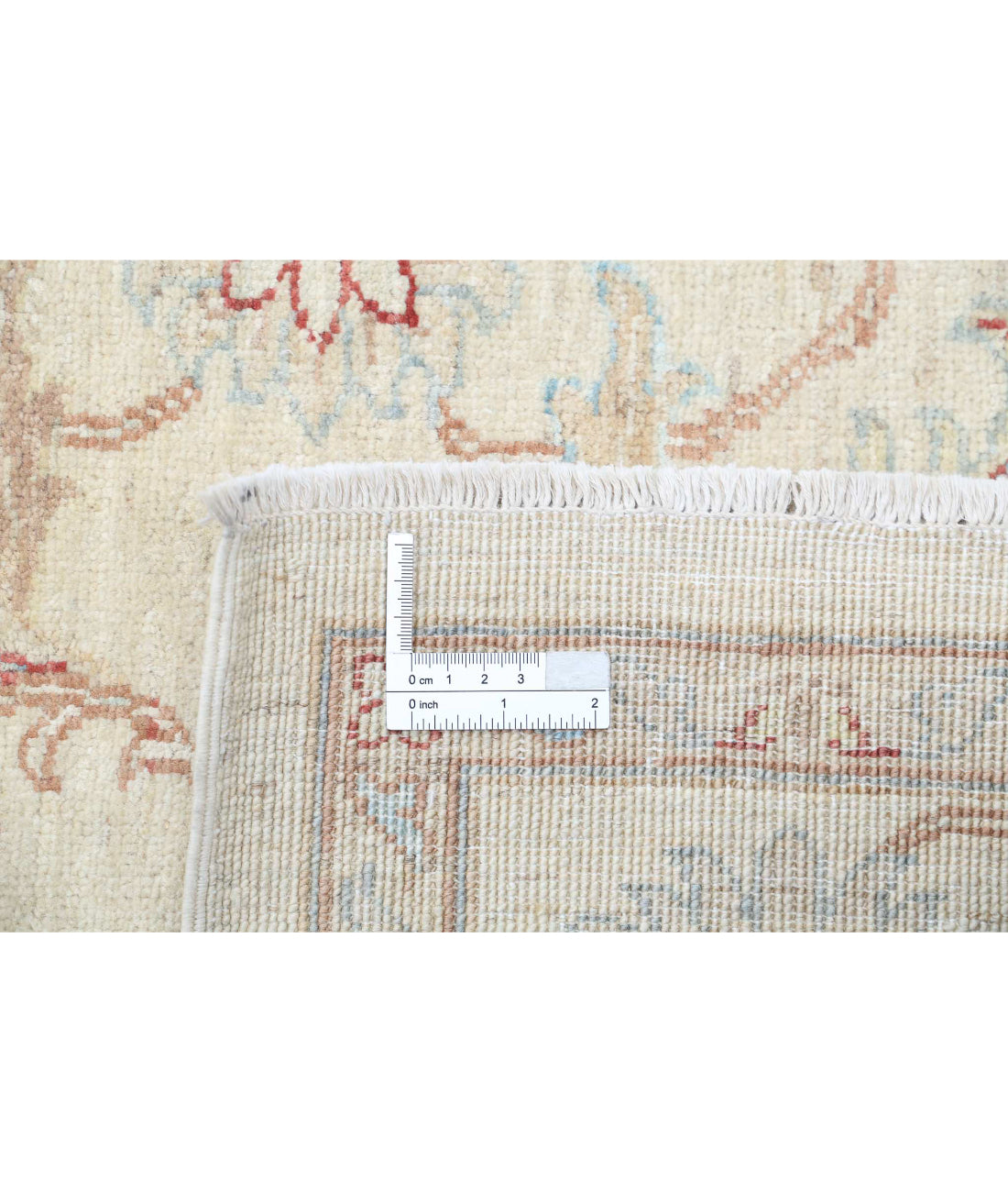Serenity 5'7'' X 7'4'' Hand-Knotted Wool Rug 5'7'' x 7'4'' (168 X 220) / Ivory / Grey