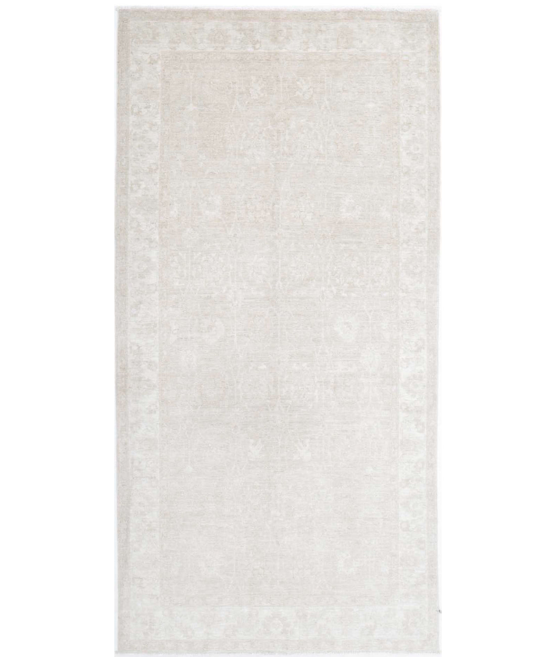 Serenity 4'10'' X 10'0'' Hand-Knotted Wool Rug 4'10'' x 10'0'' (145 X 300) / Taupe / Ivory