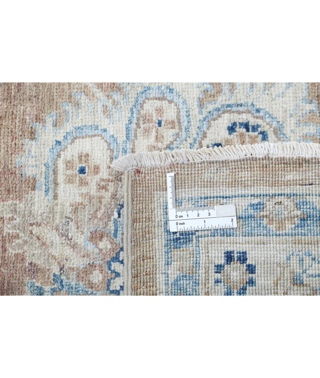 Serenity 8'8'' X 12'9'' Hand-Knotted Wool Rug 8'8'' x 12'9'' (260 X 383) / Taupe / Ivory