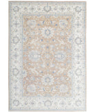 Serenity 8'8'' X 12'9'' Hand-Knotted Wool Rug 8'8'' x 12'9'' (260 X 383) / Taupe / Ivory