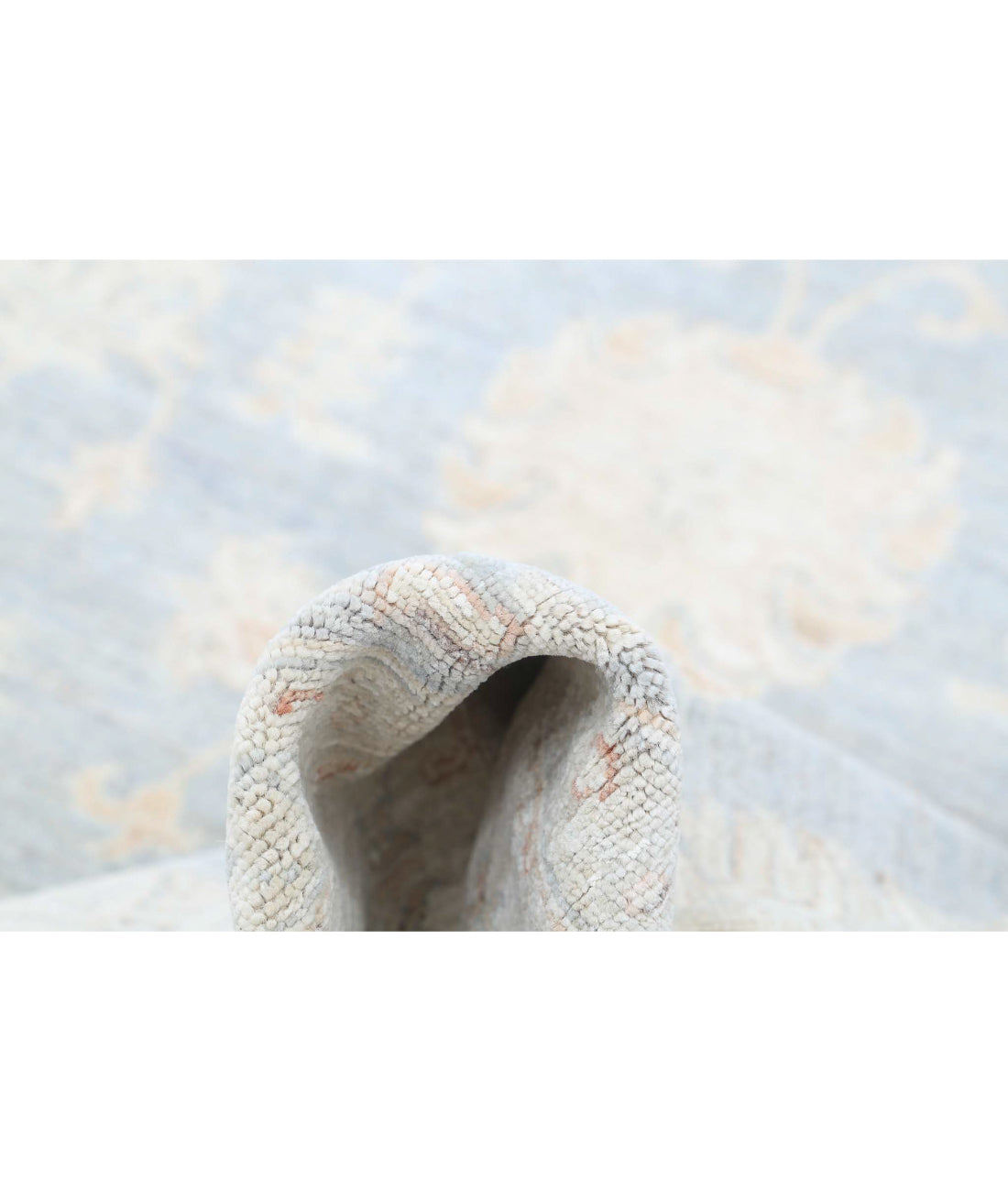 Serenity 6'4'' X 9'10'' Hand-Knotted Wool Rug 6'4'' x 9'10'' (190 X 295) / Grey / Ivory