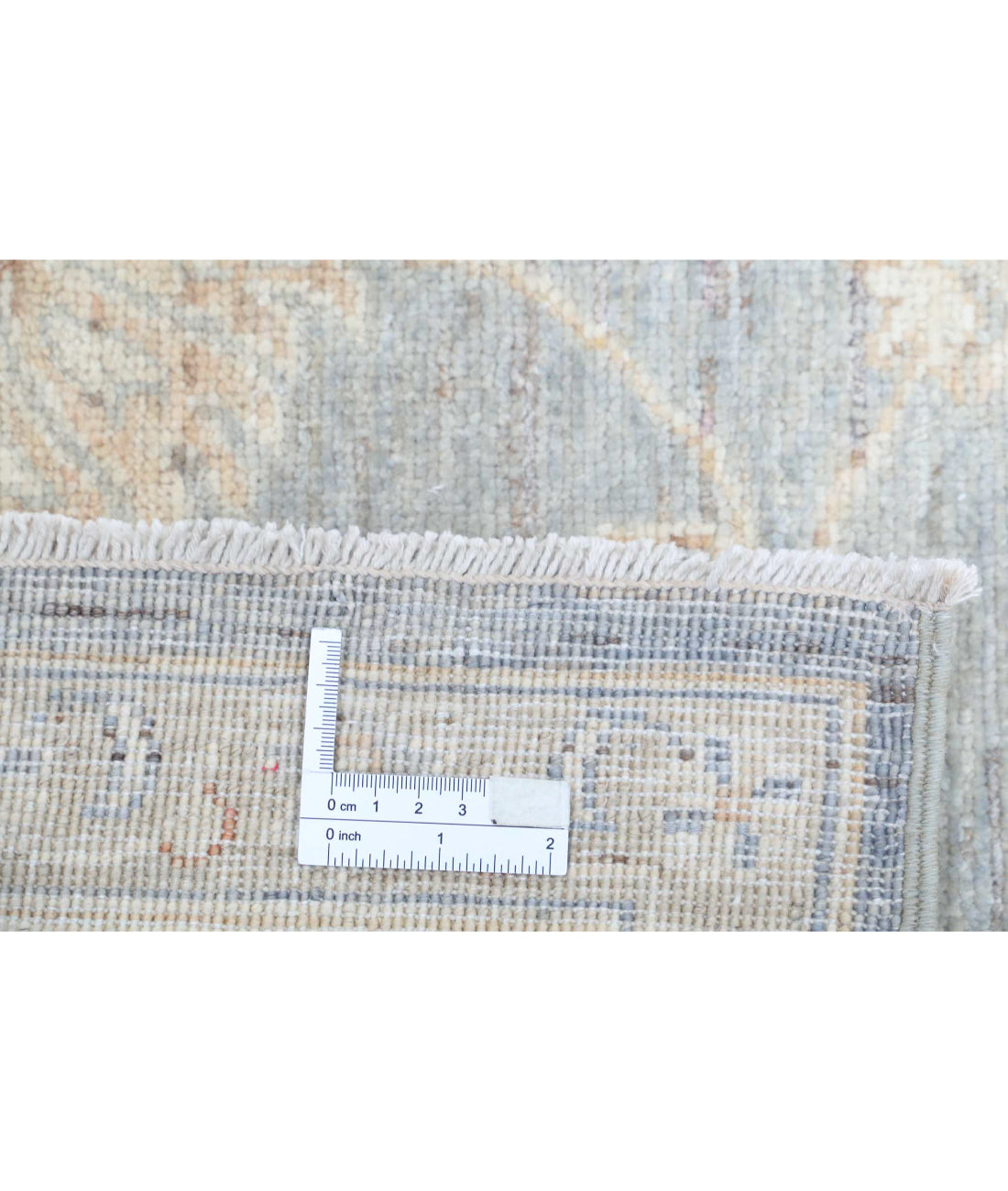 Serenity 6'4'' X 9'10'' Hand-Knotted Wool Rug 6'4'' x 9'10'' (190 X 295) / Grey / Ivory