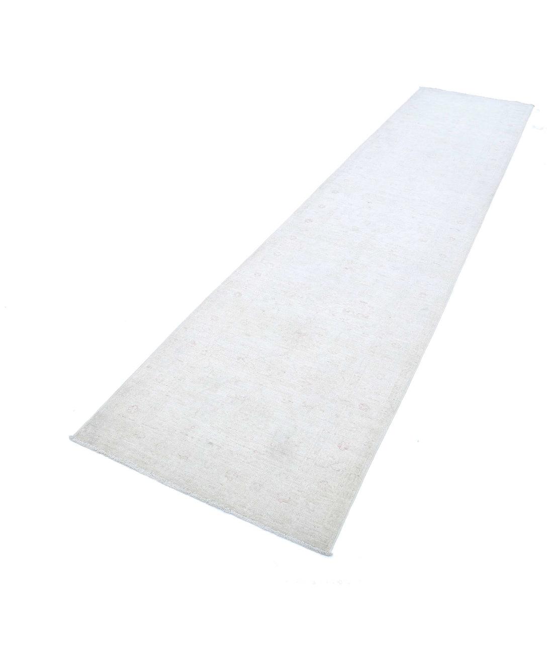 Serenity 2'9'' X 12'2'' Hand-Knotted Wool Rug 2'9'' x 12'2'' (83 X 365) / Ivory / Taupe