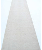 Serenity 2'9'' X 12'2'' Hand-Knotted Wool Rug 2'9'' x 12'2'' (83 X 365) / Ivory / Taupe