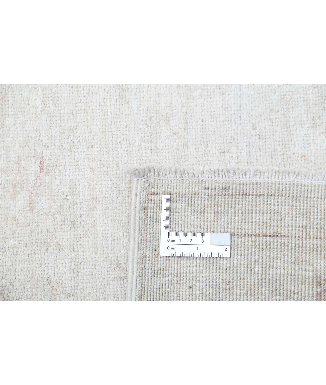 Serenity 2'9'' X 12'2'' Hand-Knotted Wool Rug 2'9'' x 12'2'' (83 X 365) / Ivory / Taupe