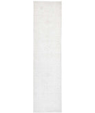 Serenity 2'9'' X 12'2'' Hand-Knotted Wool Rug 2'9'' x 12'2'' (83 X 365) / Ivory / Taupe