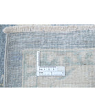 Serenity 6'6'' X 13'1'' Hand-Knotted Wool Rug 6'6'' x 13'1'' (195 X 393) / Blue / Ivory