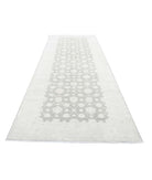 Serenity 4'7'' X 14'2'' Hand-Knotted Wool Rug 4'7'' x 14'2'' (138 X 425) / Brown / Ivory