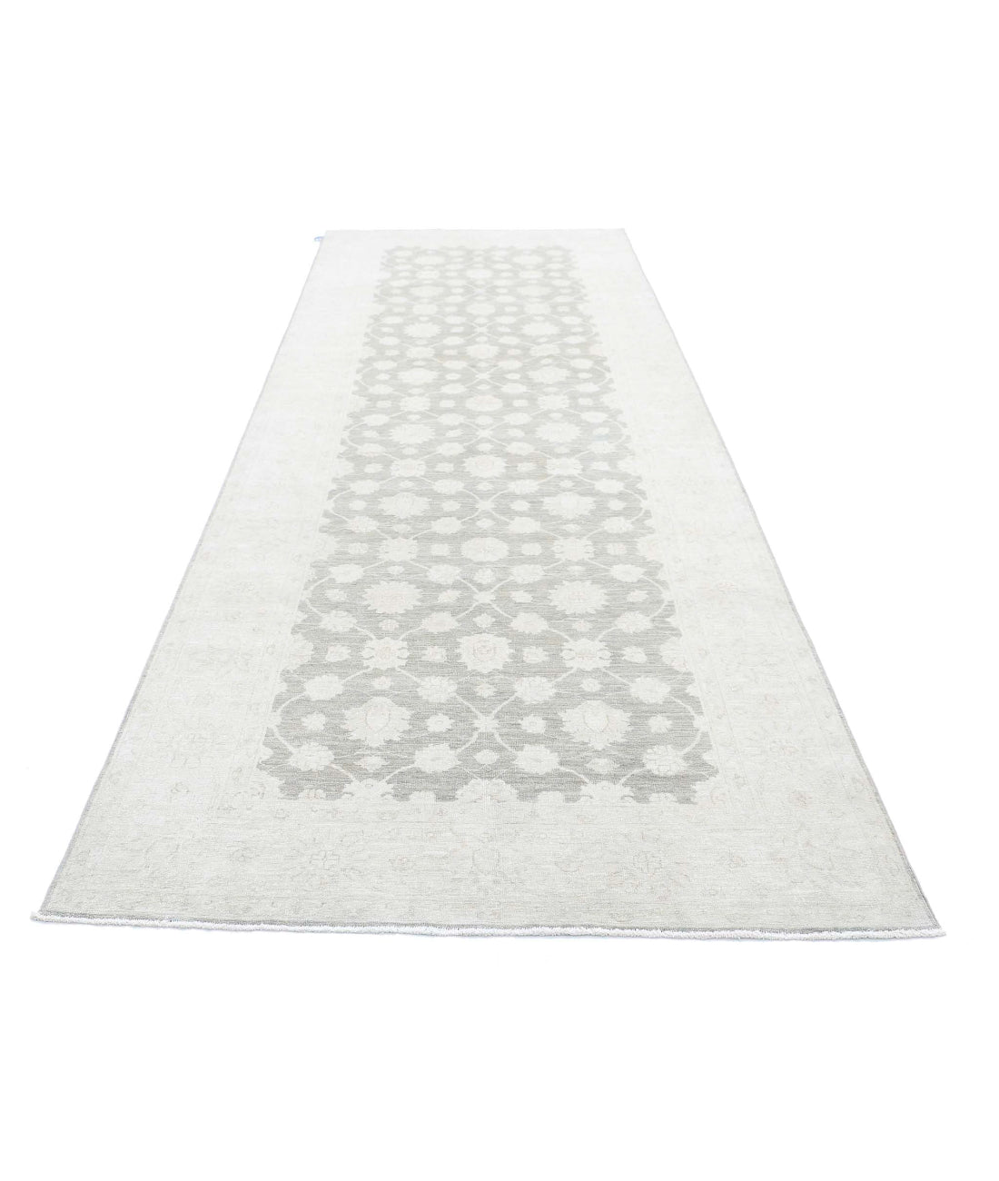 Serenity 4'7'' X 14'2'' Hand-Knotted Wool Rug 4'7'' x 14'2'' (138 X 425) / Brown / Ivory
