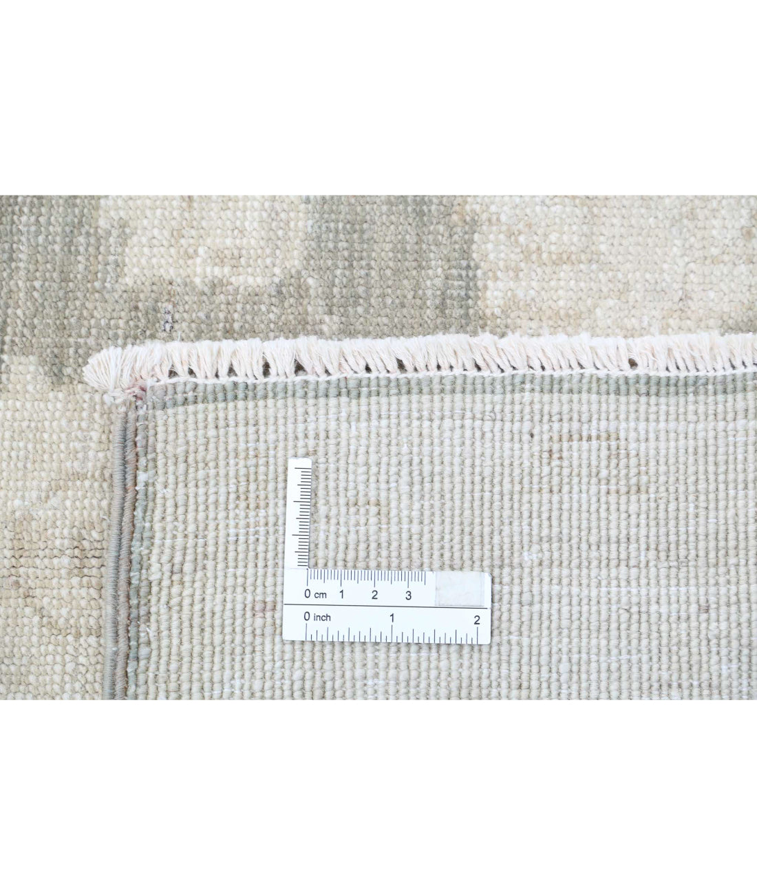 Serenity 4'7'' X 14'2'' Hand-Knotted Wool Rug 4'7'' x 14'2'' (138 X 425) / Brown / Ivory