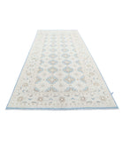 Serenity 5'1'' X 12'8'' Hand-Knotted Wool Rug 5'1'' x 12'8'' (153 X 380) / Blue / Ivory