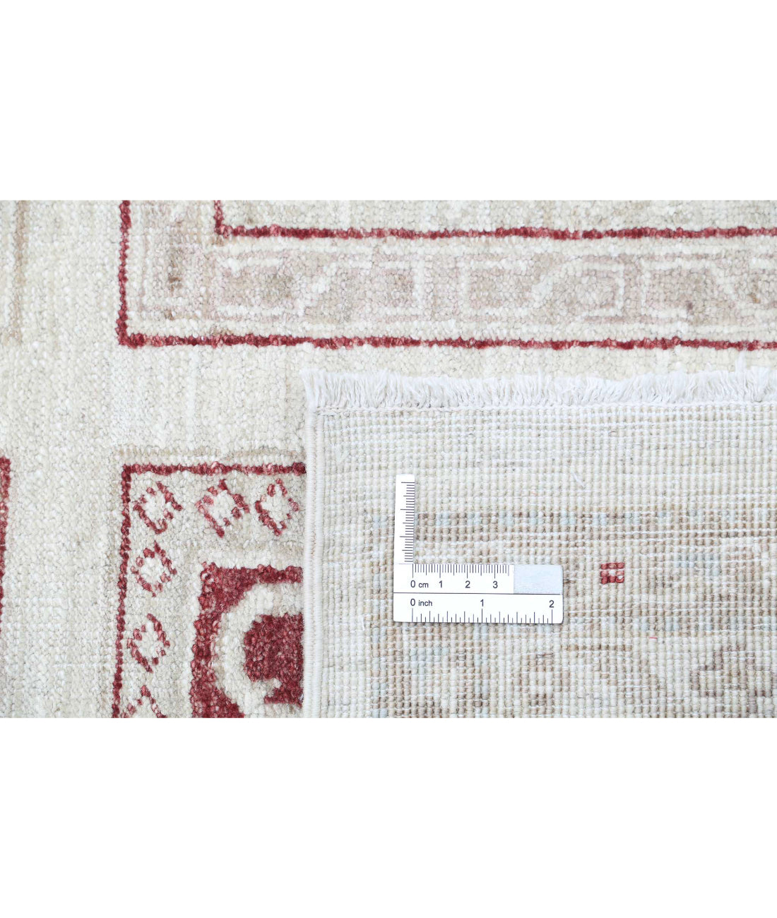Serenity 8'1'' X 11'2'' Hand-Knotted Wool Rug 8'1'' x 11'2'' (243 X 335) / Ivory / Red
