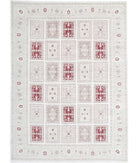 Serenity 8'1'' X 11'2'' Hand-Knotted Wool Rug 8'1'' x 11'2'' (243 X 335) / Ivory / Red