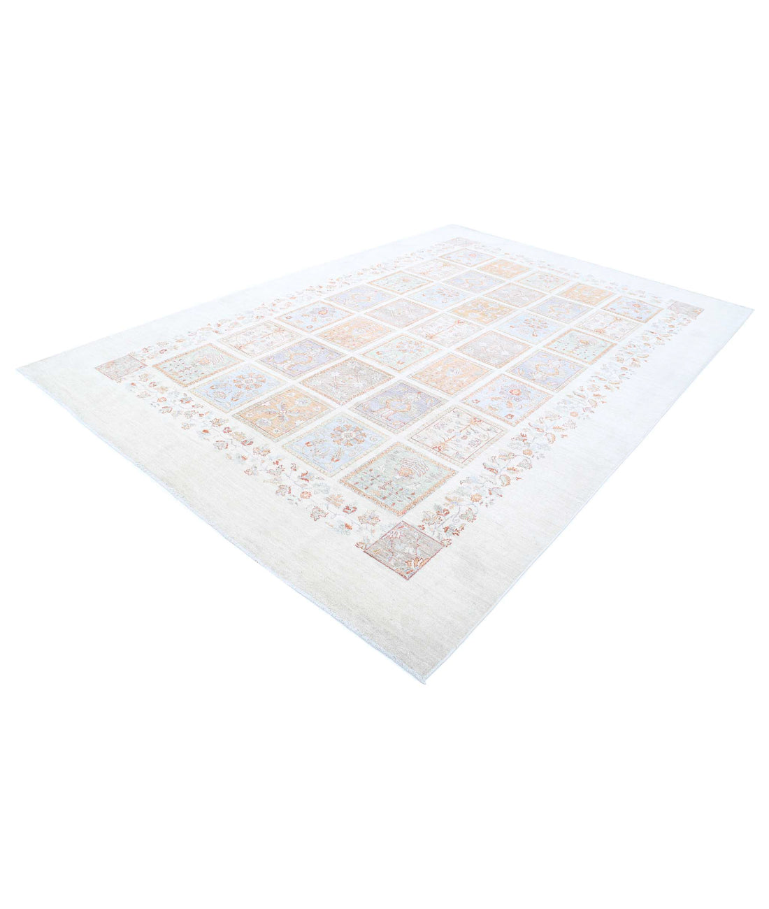Serenity 8'1'' X 11'10'' Hand-Knotted Wool Rug 8'1'' x 11'10'' (243 X 355) / Ivory / Grey