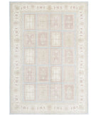 Serenity 6'8'' X 9'8'' Hand-Knotted Wool Rug 6'8'' x 9'8'' (200 X 290) / Blue / Ivory