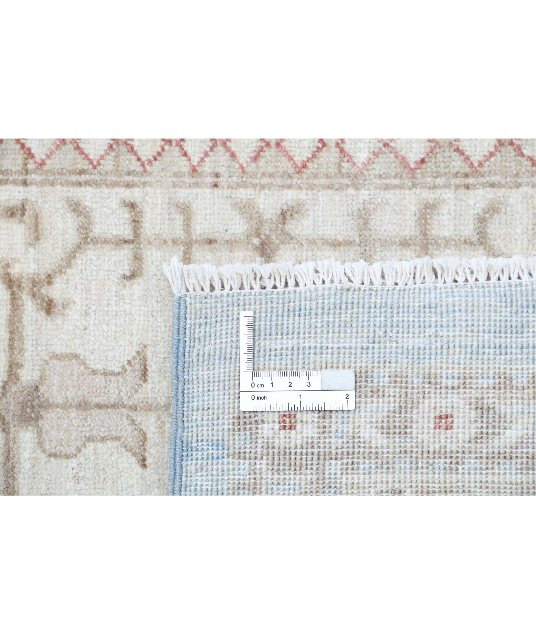 Serenity 9'10'' X 13'0'' Hand-Knotted Wool Rug 9'10'' x 13'0'' (295 X 390) / Blue / Ivory
