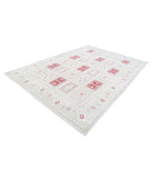 Serenity 8'0'' X 11'1'' Hand-Knotted Wool Rug 8'0'' x 11'1'' (240 X 333) / Ivory / Red