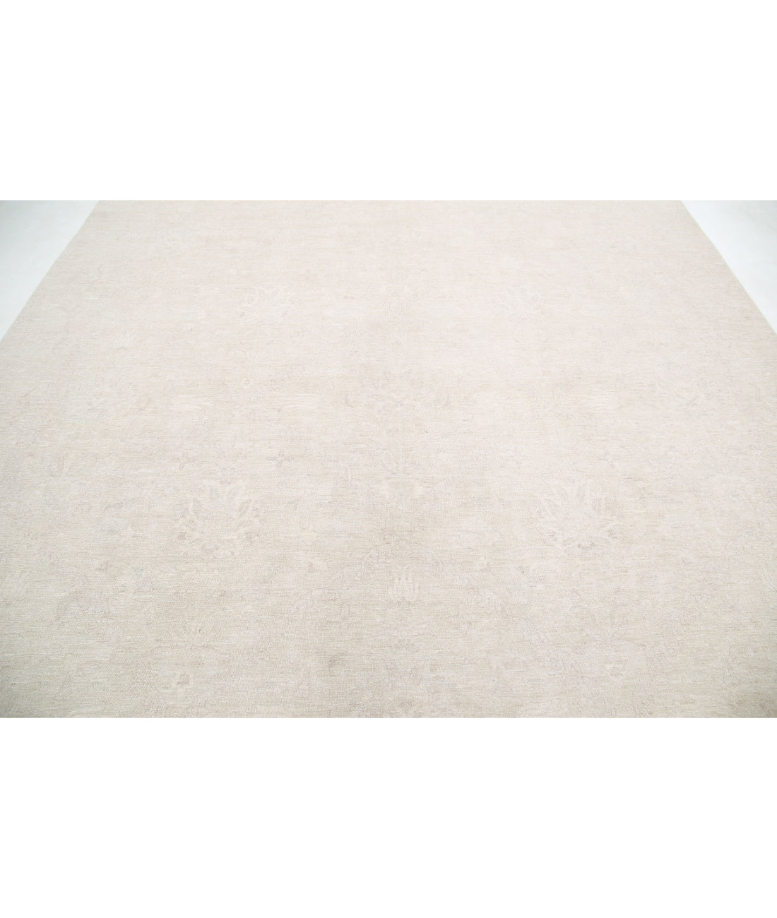 Serenity 9'9'' X 13'0'' Hand-Knotted Wool Rug 9'9'' x 13'0'' (293 X 390) / Ivory / Ivory