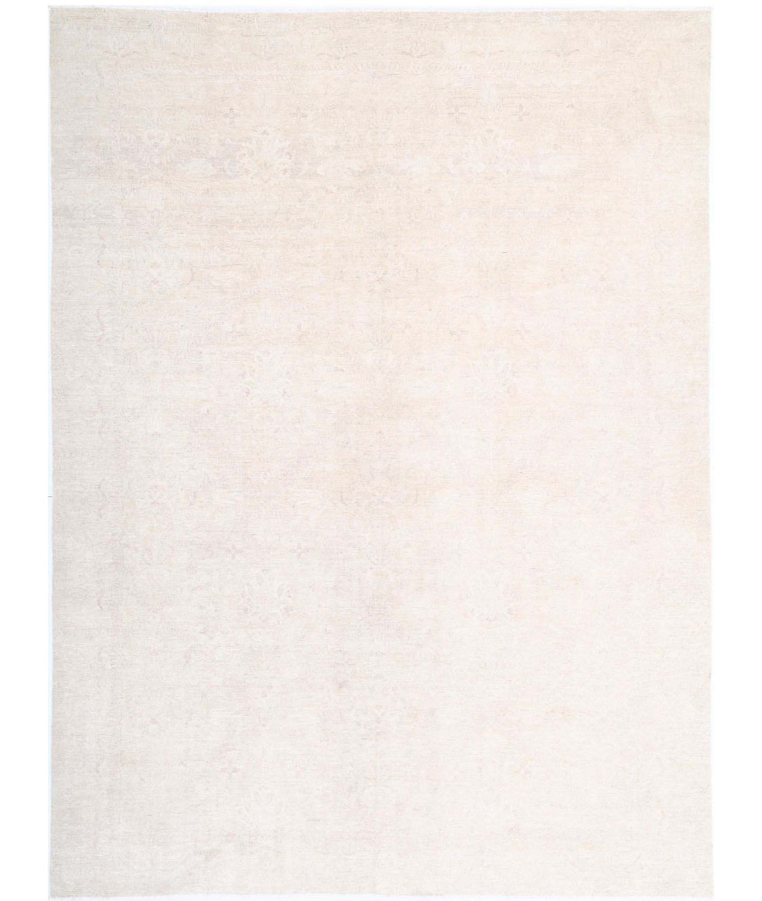 Serenity 9'9'' X 13'0'' Hand-Knotted Wool Rug 9'9'' x 13'0'' (293 X 390) / Ivory / Ivory