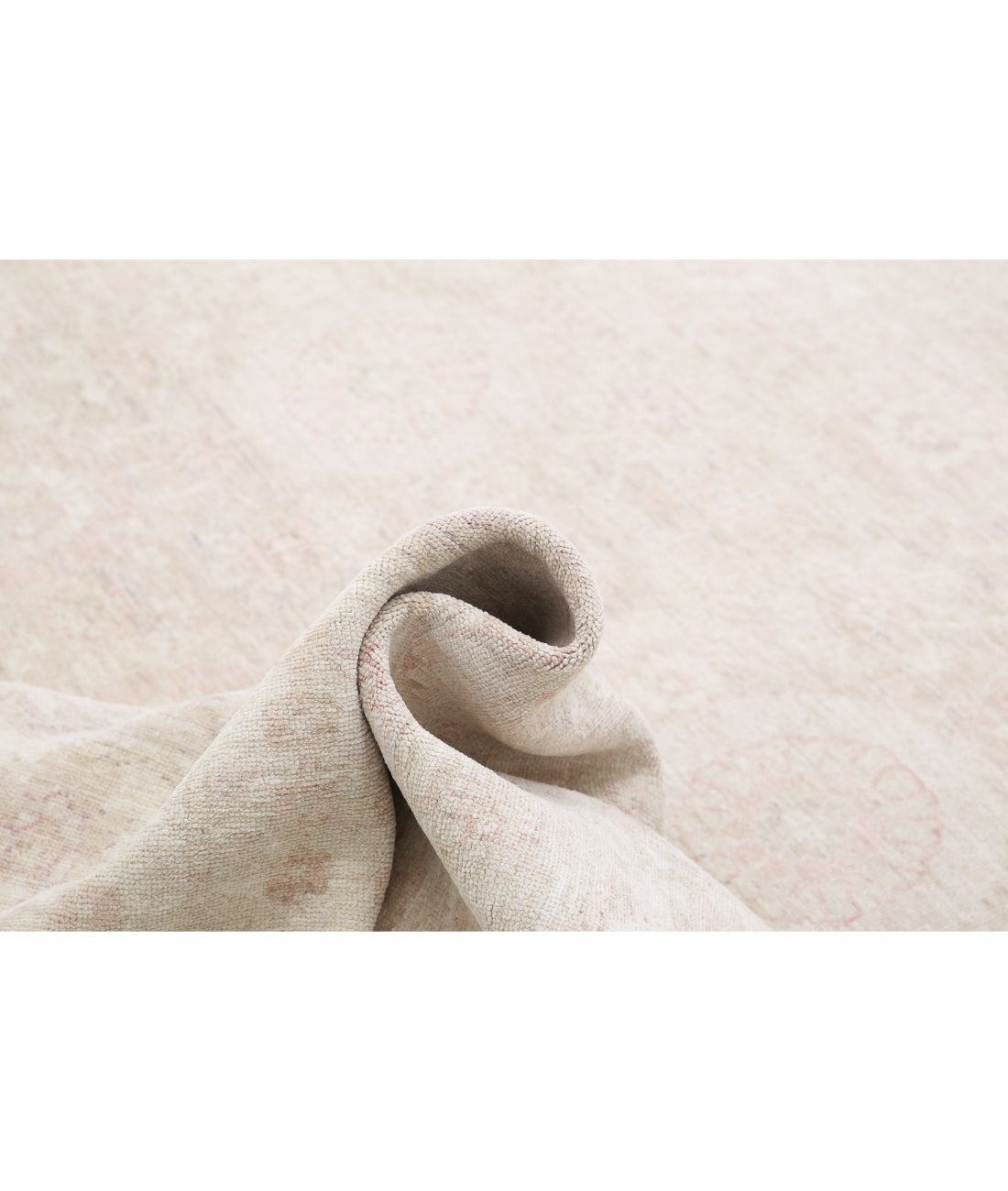 Serenity 12'0'' X 14'4'' Hand-Knotted Wool Rug 12'0'' x 14'4'' (360 X 430) / Taupe / Ivory