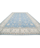 Serenity 13'3'' X 21'9'' Hand-Knotted Wool Rug 13'3'' x 21'9'' (398 X 653) / Blue / Ivory
