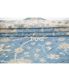 Serenity 13'3'' X 21'9'' Hand-Knotted Wool Rug 13'3'' x 21'9'' (398 X 653) / Blue / Ivory