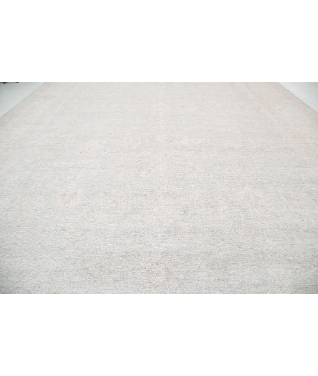 Serenity 16'5'' X 27'7'' Hand-Knotted Wool Rug 16'5'' x 27'7'' (493 X 828) / Blue / Gold