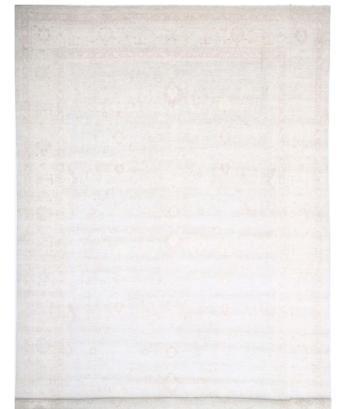Serenity 16'5'' X 27'7'' Hand-Knotted Wool Rug 16'5'' x 27'7'' (493 X 828) / Blue / Gold