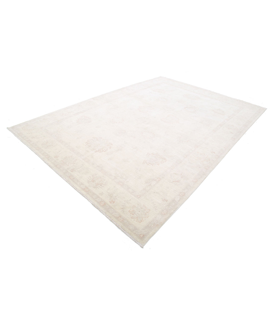 Serenity 8'2'' X 11'5'' Hand-Knotted Wool Rug 8'2'' x 11'5'' (245 X 343) / Ivory / Taupe