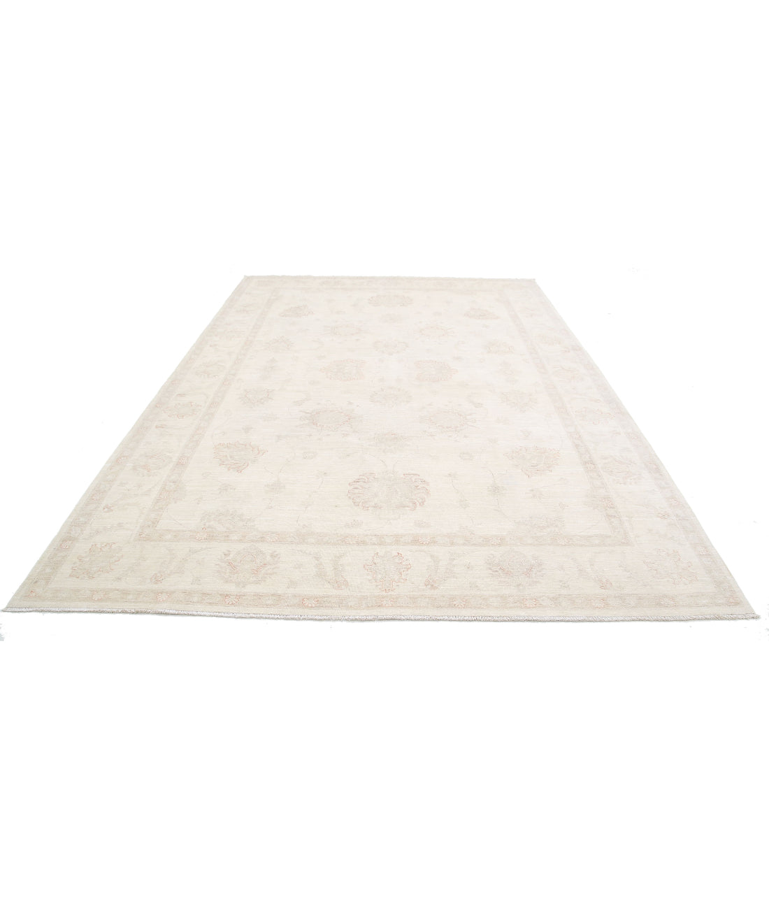 Serenity 8'2'' X 11'5'' Hand-Knotted Wool Rug 8'2'' x 11'5'' (245 X 343) / Ivory / Taupe