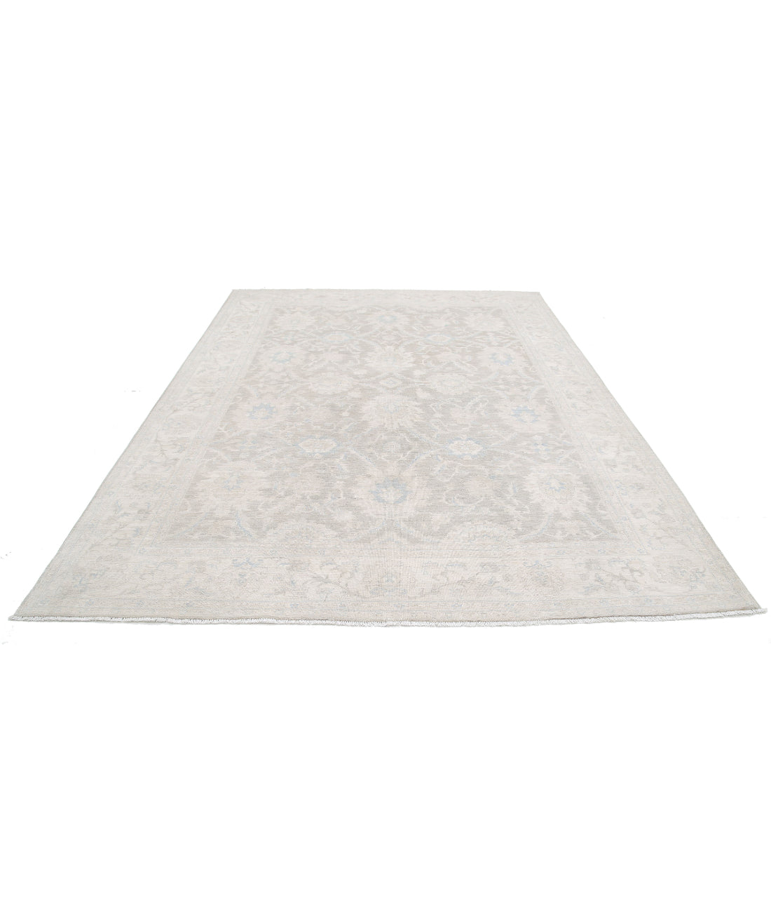 Serenity 8'4'' X 11'1'' Hand-Knotted Wool Rug 8'4'' x 11'1'' (250 X 333) / Ivory / Grey