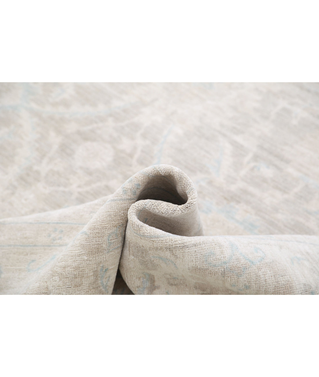 Serenity 8'4'' X 11'1'' Hand-Knotted Wool Rug 8'4'' x 11'1'' (250 X 333) / Ivory / Grey