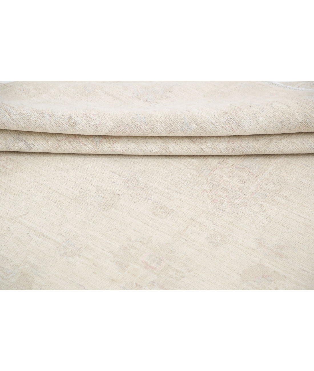 Serenity 8'2'' X 11'2'' Hand-Knotted Wool Rug 8'2'' x 11'2'' (245 X 335) / Ivory / Ivory