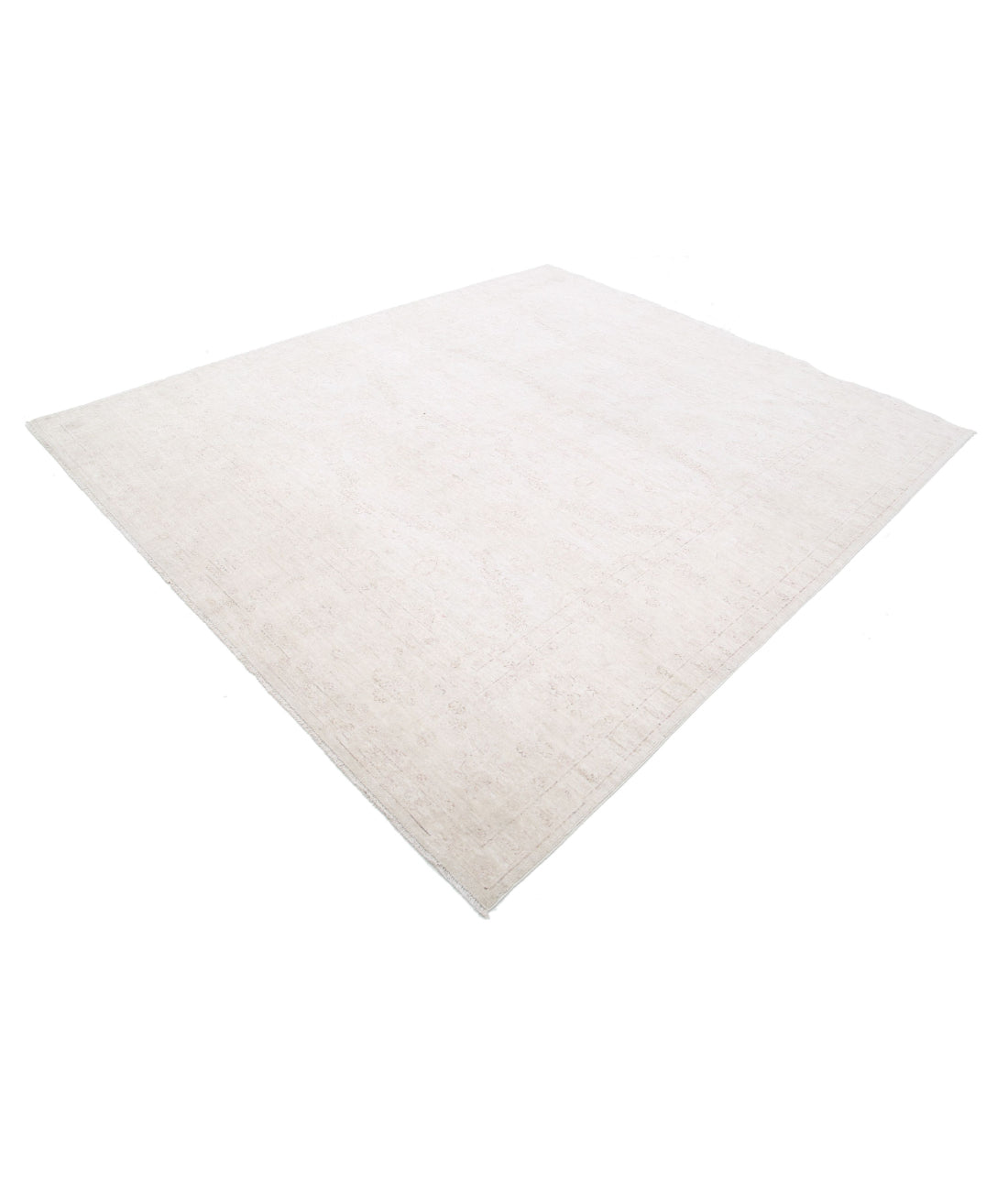Serenity 8'1'' X 9'5'' Hand-Knotted Wool Rug 8'1'' x 9'5'' (243 X 283) / Ivory / Taupe