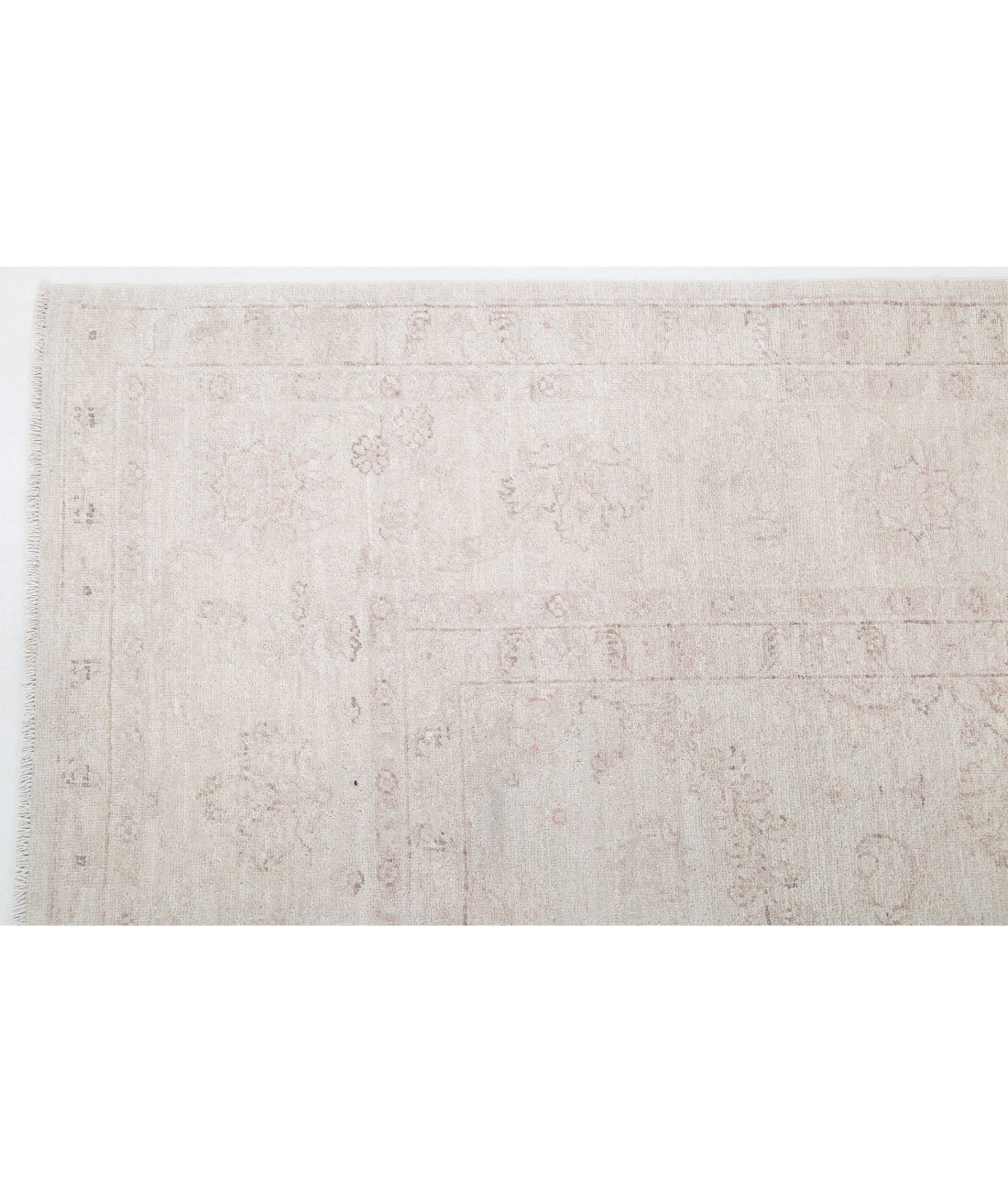 Serenity 8'1'' X 9'5'' Hand-Knotted Wool Rug 8'1'' x 9'5'' (243 X 283) / Ivory / Taupe
